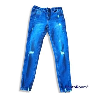 Distressed Skinny Jeans by Butt I Love You Wax Jeans